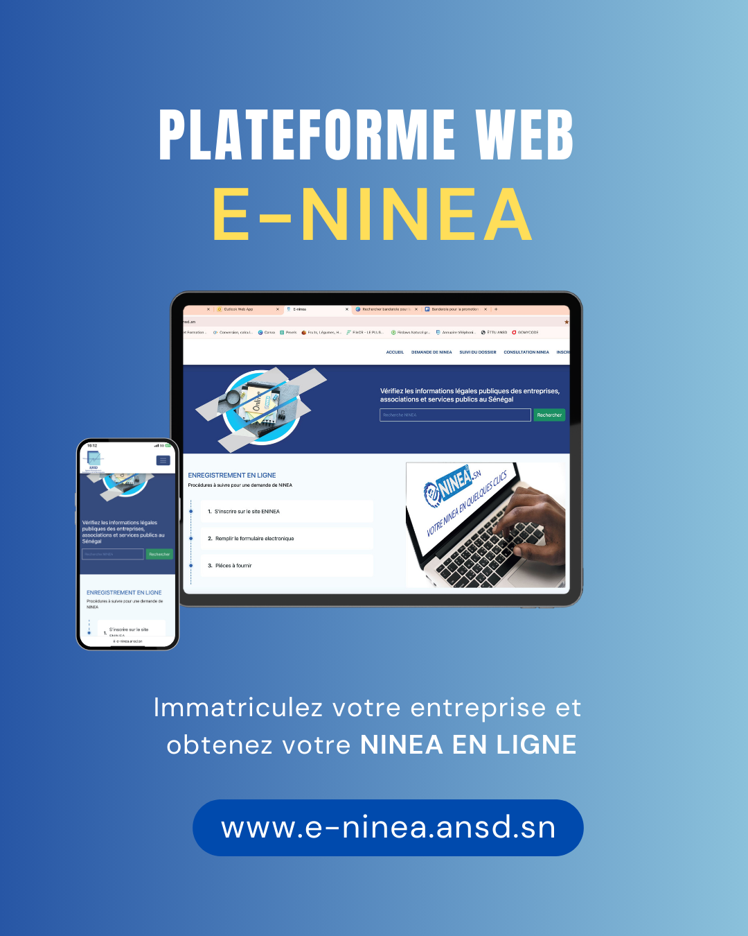 Accéder à E-NINEA